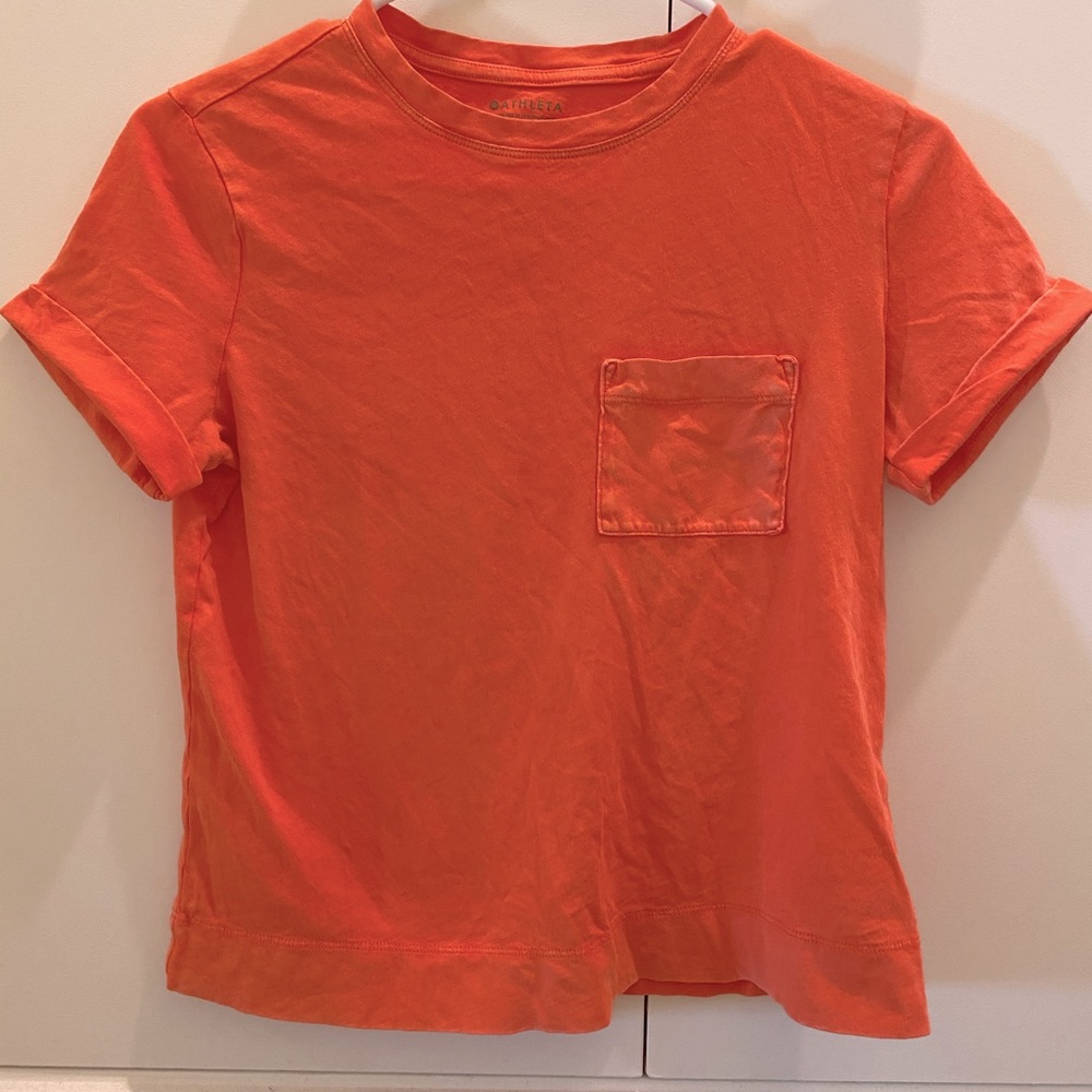 Orange XS Athleta T-Shirt